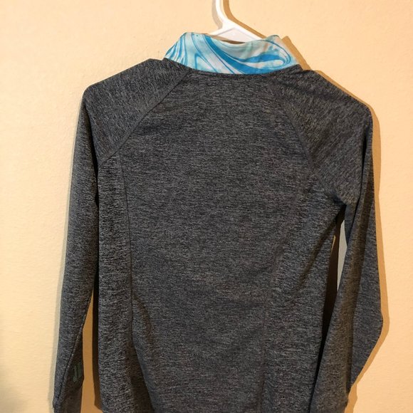 Justice Active Girls Swirl Zip Up Jacket Size 12 - Picture 4 of 8